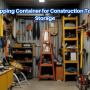 Shipping Container for Construction Tools Storage